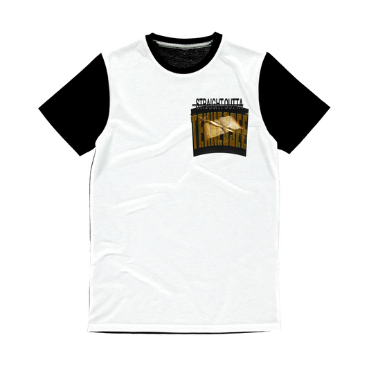 Straight Outta Tennessee 01 Designer Vanilla Classic Unisex Sublimation Panel T-shirt