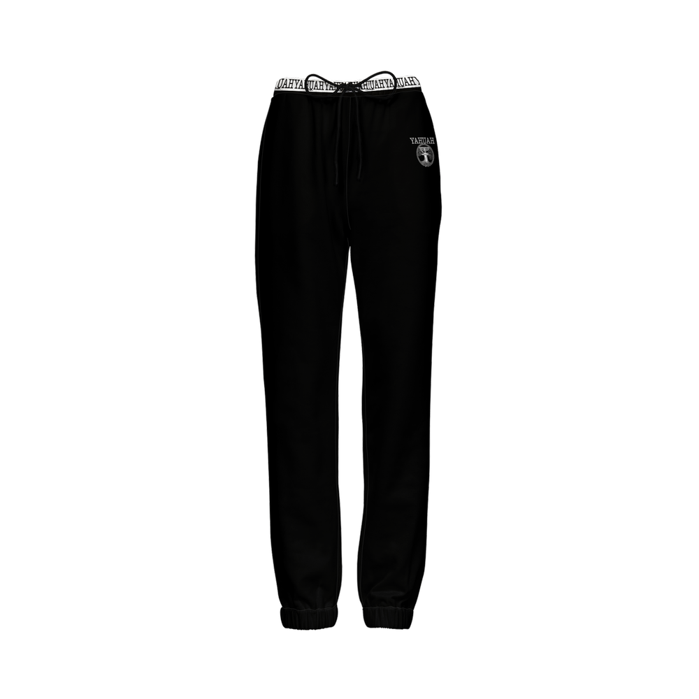 Yahuah-Tree of Life 02-06 Yin Yang Designer Unisex Joggers