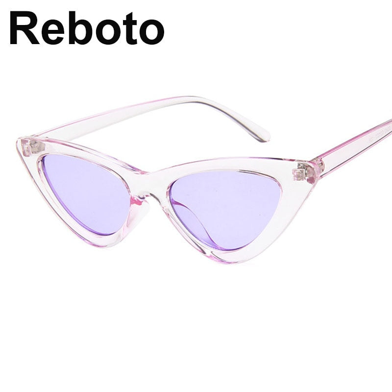 Vintage Retro Triangular Cat Eye Sunglasses