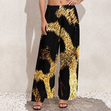 Cargar imagen en el visor de la galería, TRP Leopard Print 01 Pantalones anchos de diseñador para mujer (2 estilos) 