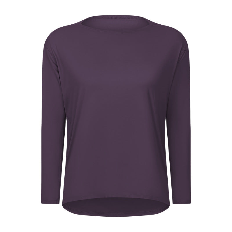 Loose Long Sleeve Slim Lady Sports Shirt