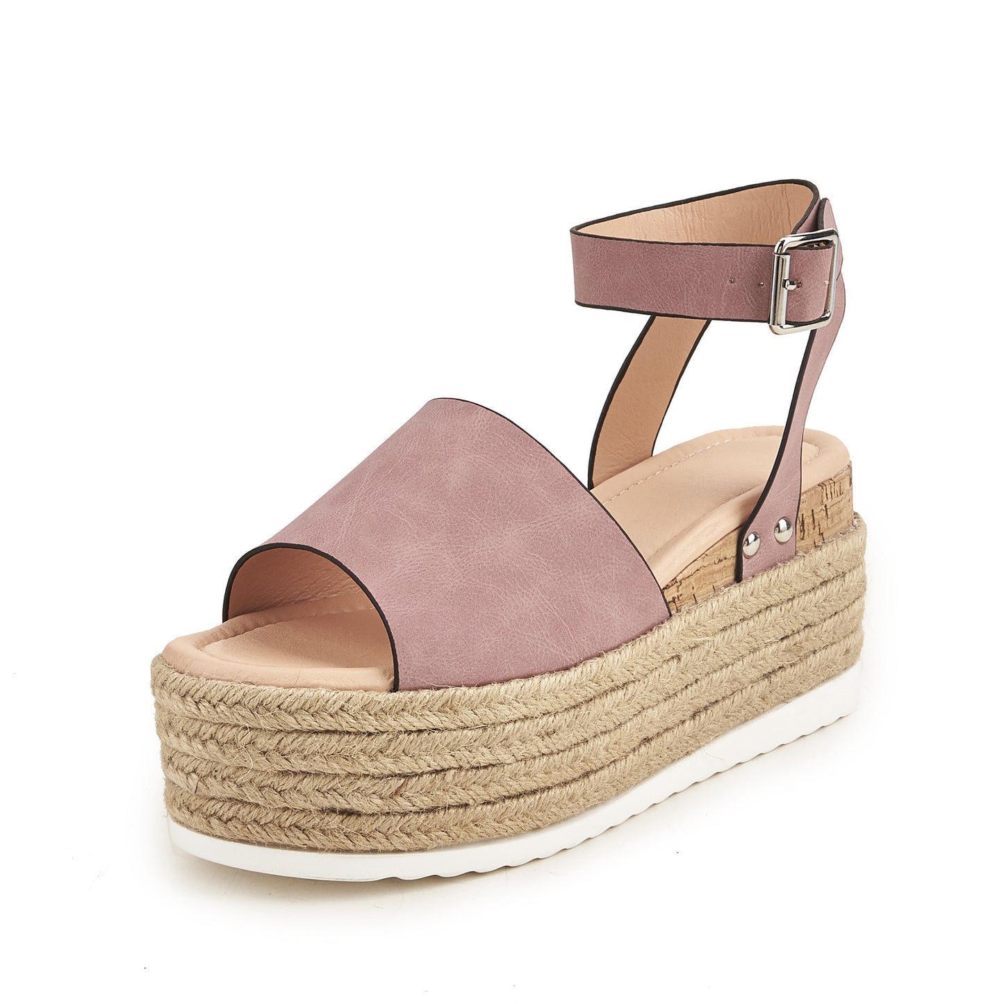 Hemp Rope Wedge Platform Sandals