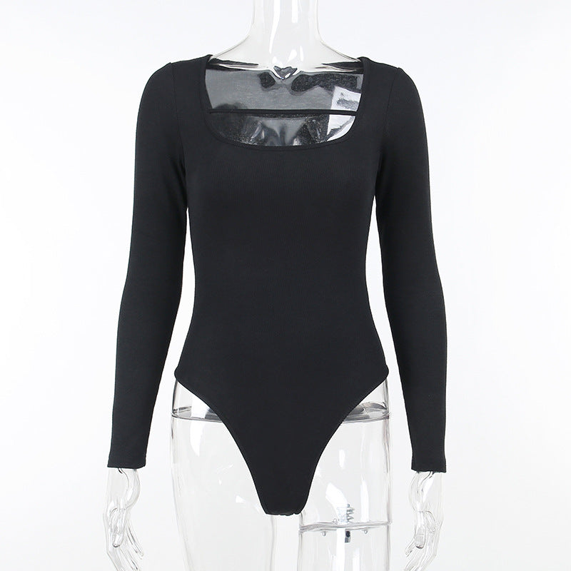 Solid Long Sleeve Bodysuit