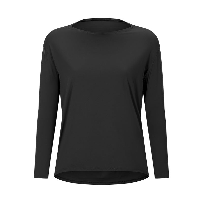 Loose Long Sleeve Slim Lady Sports Shirt