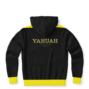 Yahuah-Name Above All Names 02-02 Sudadera con capucha unisex con cremallera completa 