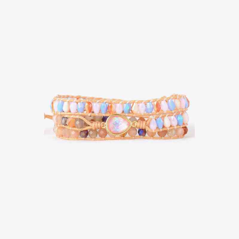 Opal Beaded Layered Bracelet