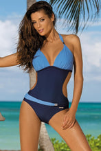 Load image into Gallery viewer, Two-tone One Piece Bikini Suit