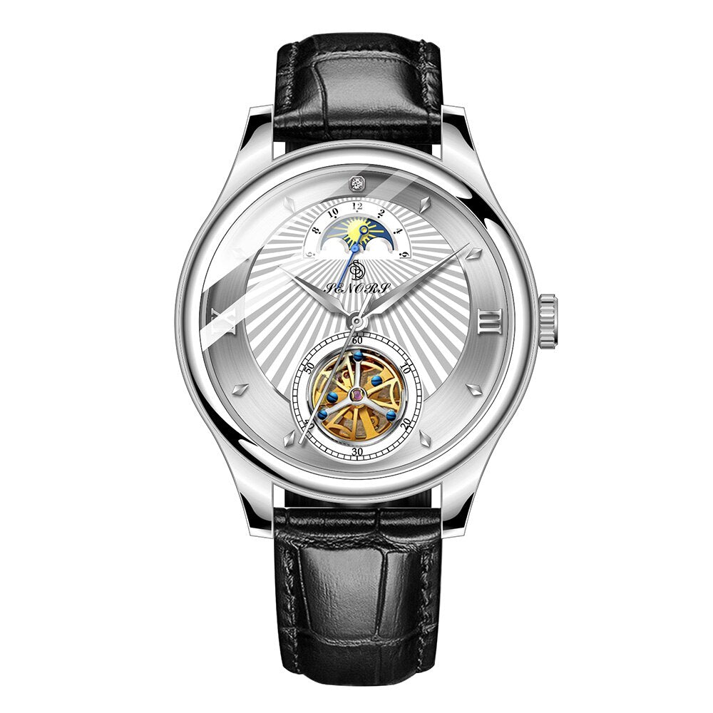 Tourbillon Automatic Mechanical Watch for Men