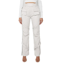 Load image into Gallery viewer, High Waist Straight Casual Lady Pants
