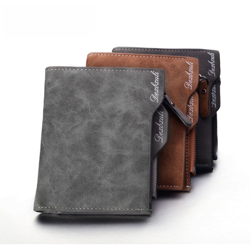 Soft Leather Male Wallet with removable card slots