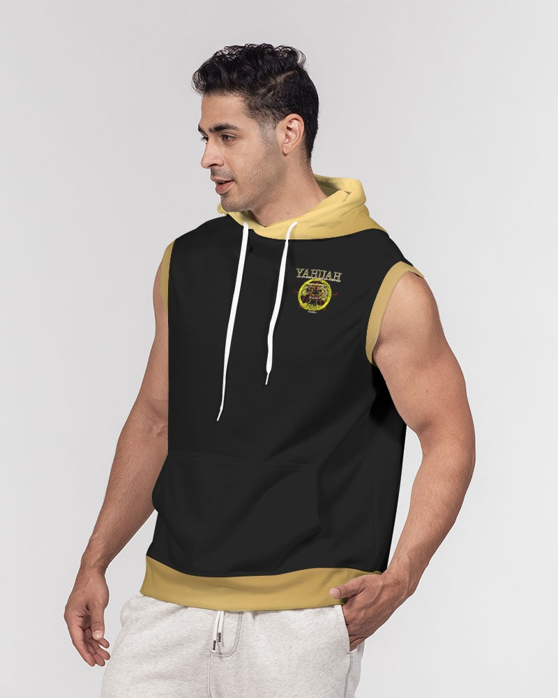 A-Team 01 Gold Men's Designer Premium Heavyweight Sleeveless Pullover Hoodie