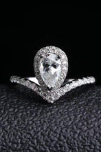 Load image into Gallery viewer, 2 Carat Moissanite Teardrop Ring