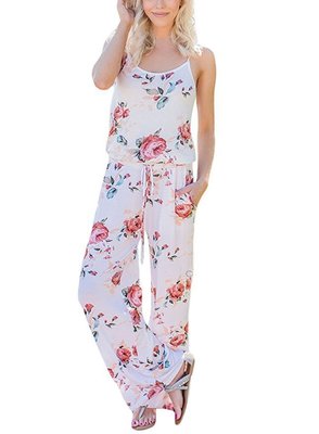 Chiffon Sleeveless Jumpsuit (17 colors)