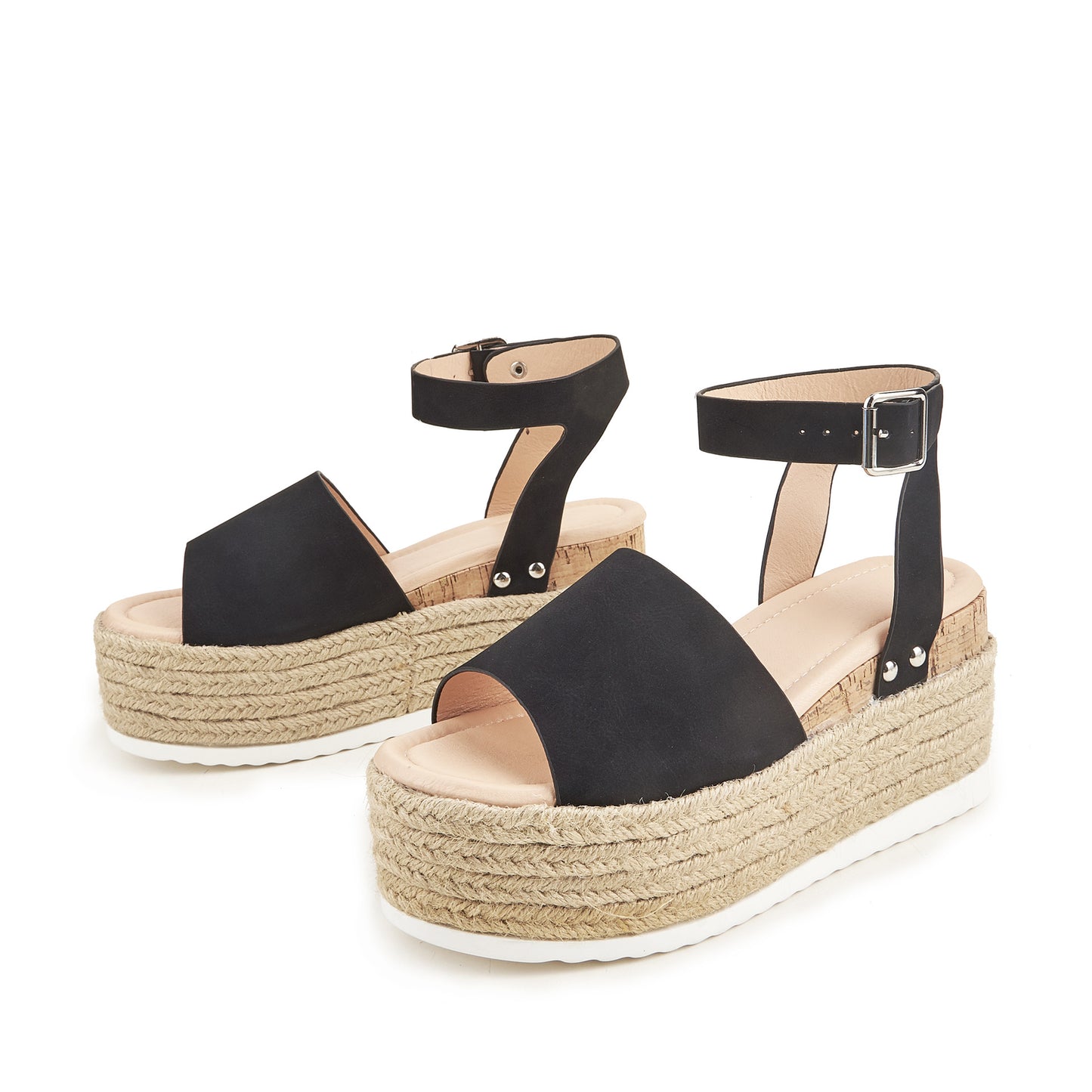 Hemp Rope Wedge Platform Sandals