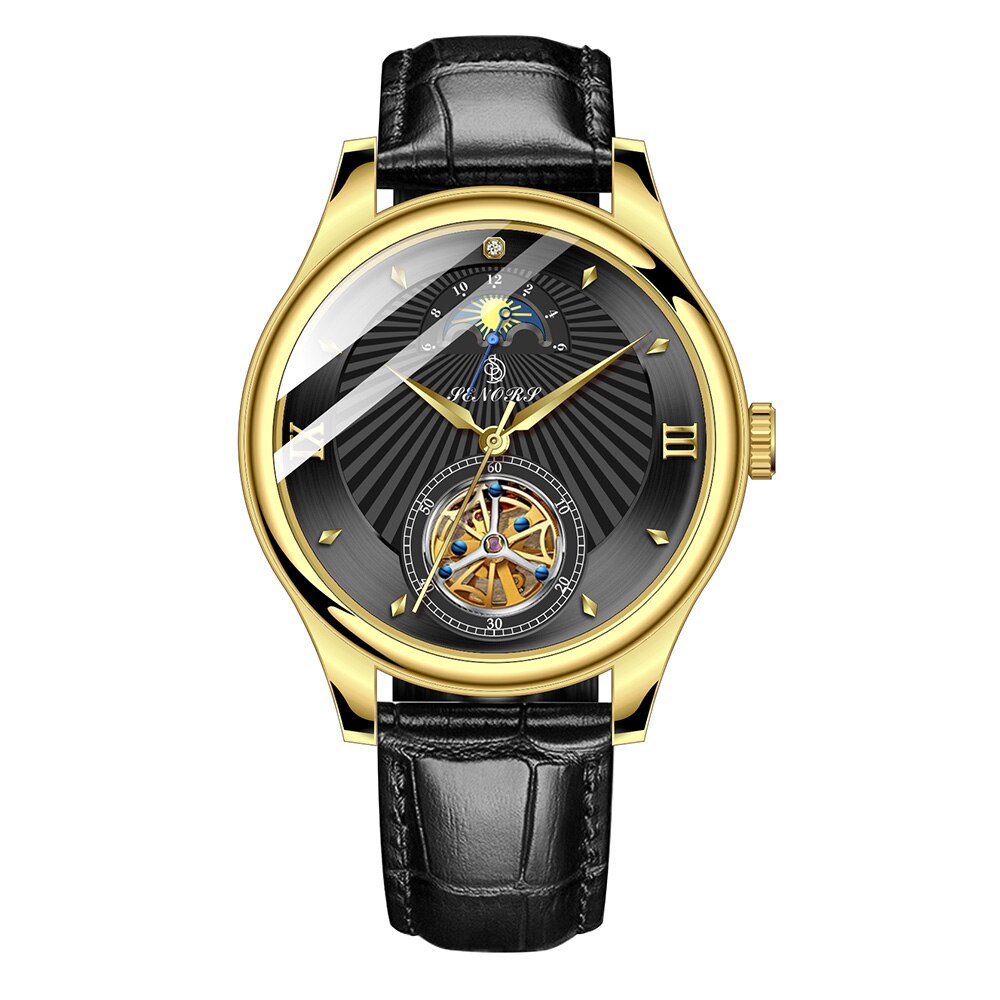 Tourbillon Automatic Mechanical Watch for Men