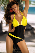 Load image into Gallery viewer, Two-tone One Piece Bikini Suit