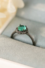 Load image into Gallery viewer, Paraiba Tourmaline Flower Shape Ring