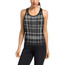Load image into Gallery viewer, TRP Twisted Patterns 06: Digital Plaid 01-06A Ladies Designer Racerback Tank Top