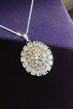 Load image into Gallery viewer, 5 Carat 925 Sterling Silver Moissanite Gemstone Pendant Necklace