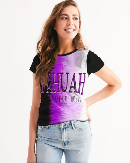 Yahuah: Master of Hosts (01-02) | Women's Fitted Tee