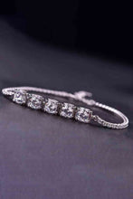Load image into Gallery viewer, Moissanite 5 Carat  Lobster Clasp Bracelet