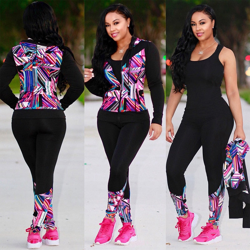 Streetwear Vogue Hooded Tracksuit