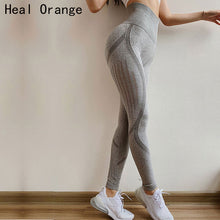 Load image into Gallery viewer, High Waist Seamless Knitted Yoga Pants