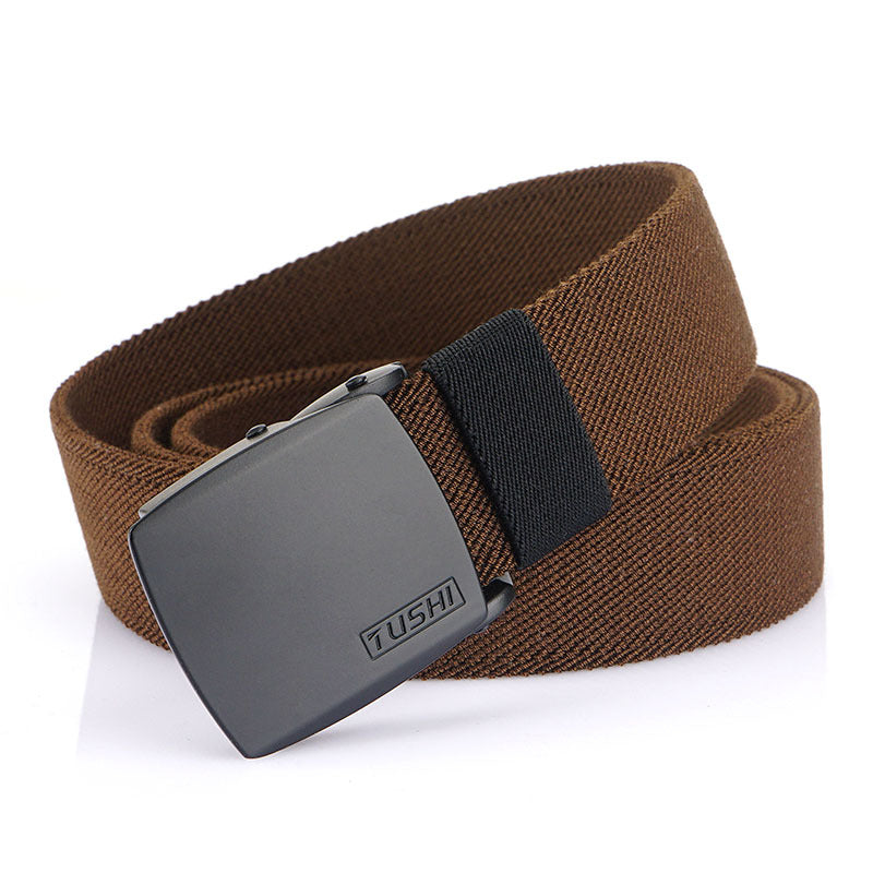 Cotton Elastic Woven Canvas Belt