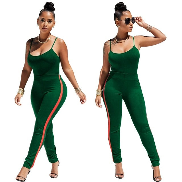 Two Piece Sleeveless Jumpsuit