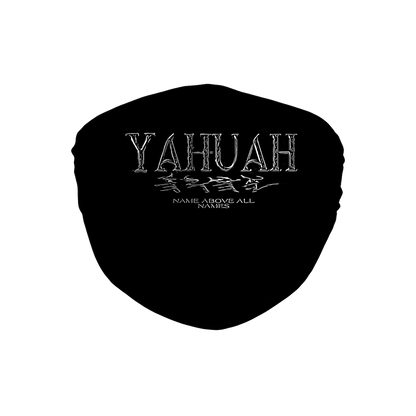 Yahuah-Name Above All Names 01-01 Sublimation Face Mask with Ten Replacement Filters