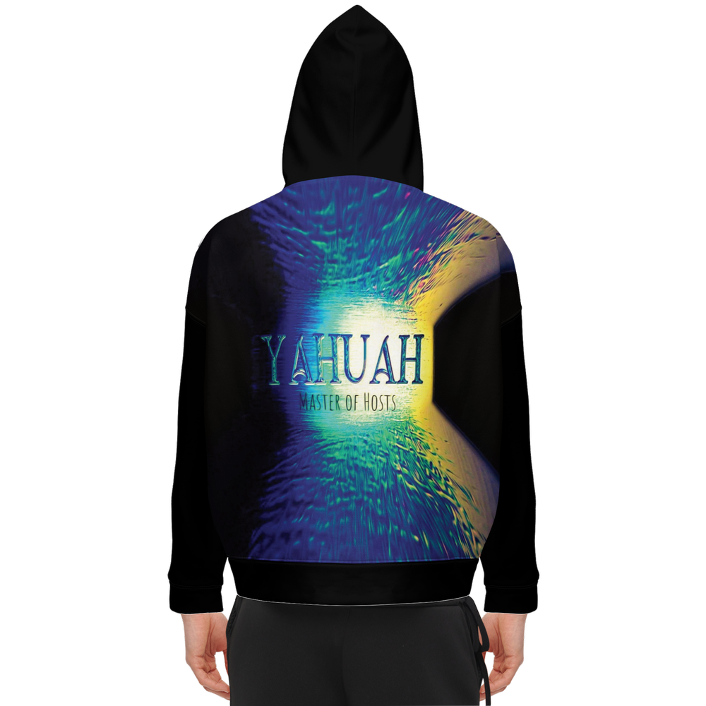 Yahuah-Master of Hosts 02-01 Sudadera con capucha de diseño relajado para hombre 