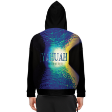 Cargar imagen en el visor de la galería, Yahuah-Master of Hosts 02-01 Sudadera con capucha de diseño relajado para hombre 