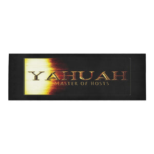 Yahuah-Master of Hosts 01-03 Alfombra de área (10 pies x 3,2 pies) 