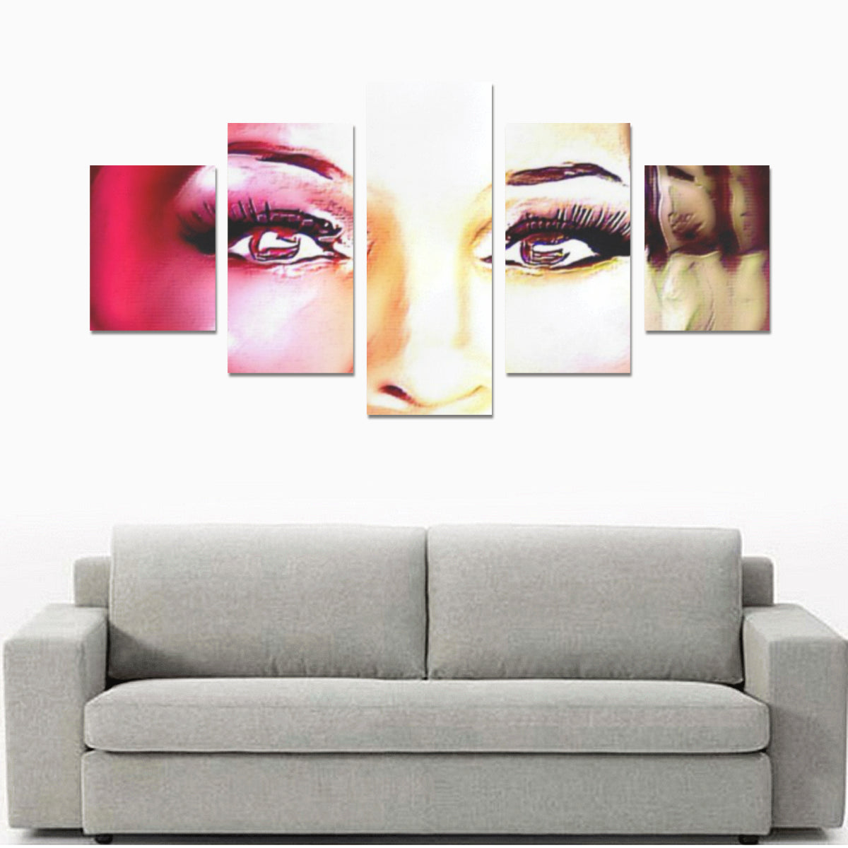 Phenomenal Candy 01-01 Canvas Wall Art Prints (No Frame) 5-Pieces/Set B