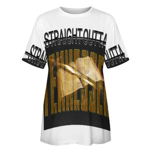 Straight Outta Tennessee 01 - Camiseta de algodón para mujer 