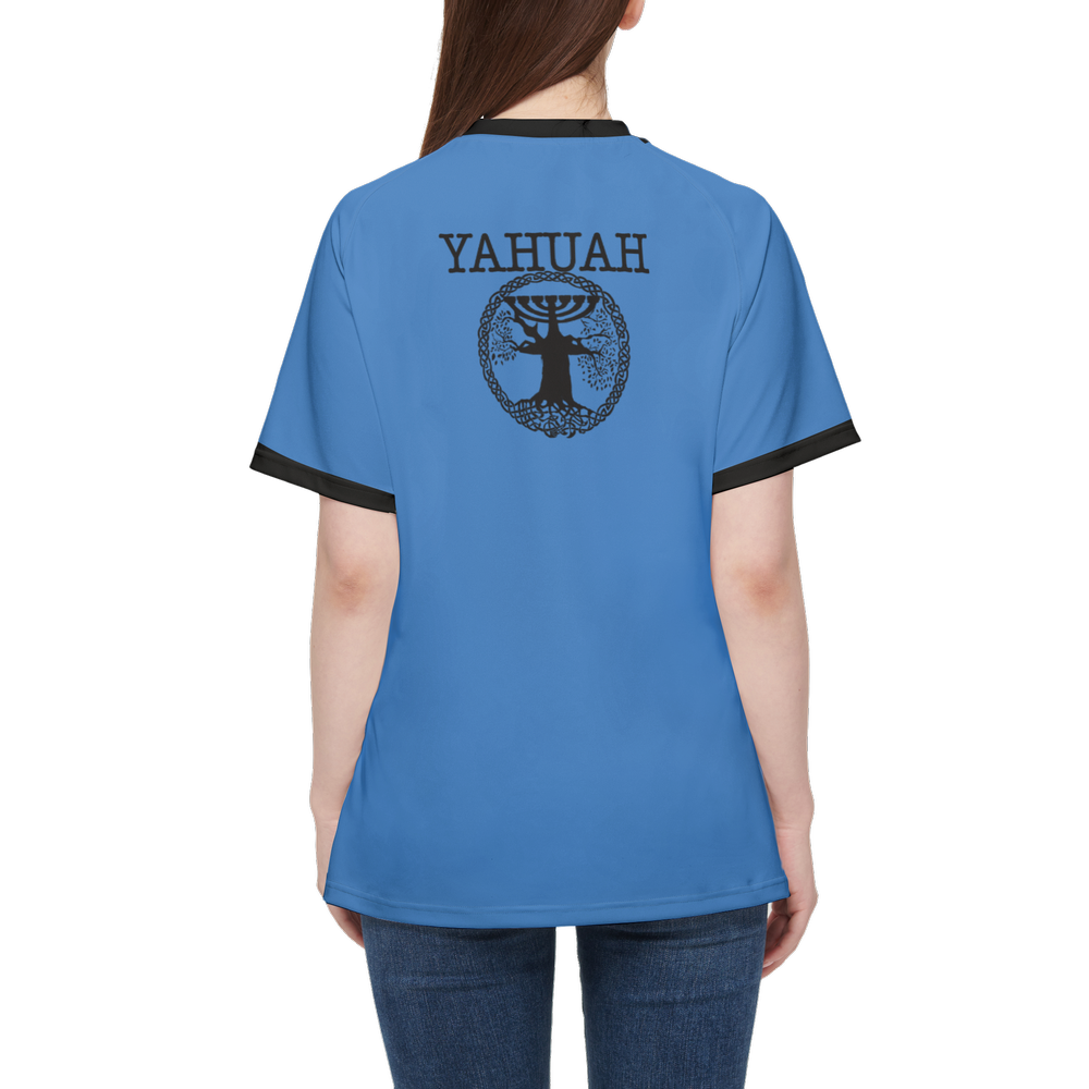 Yahuah Yahusha 01-06 Camiseta deportiva de diseñador para mujer 