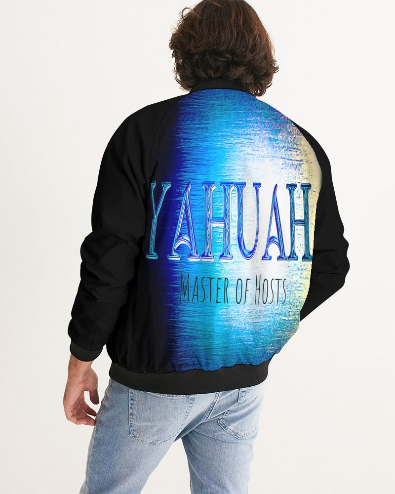 Yahuah-Master of Hosts 01-01 Men's Designer Lightweight Bomber Jacket