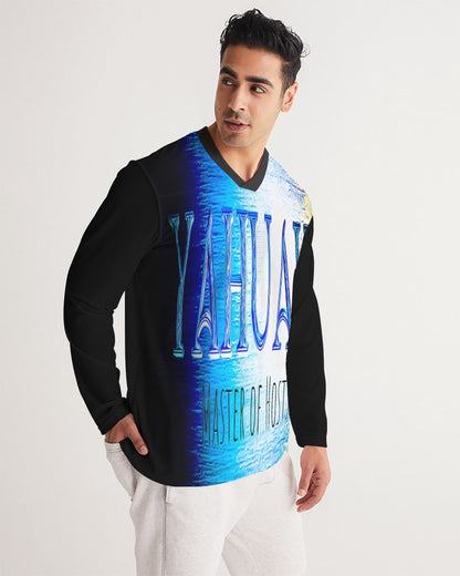Yahuah: Master of Hosts (01-01) | Men's Long Sleeve Jersey Tee
