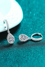 Load image into Gallery viewer, Moissanite Teardrop Earrings