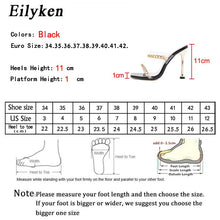 Load image into Gallery viewer, Chain Detail Transparent Square Toe Sandals