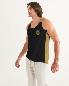 Camiseta sin mangas de diseñador A-Team 01 Gold para hombre 