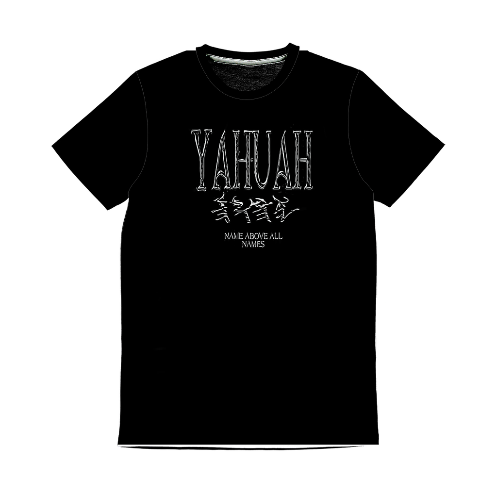 Yahuah-Name Above All Names 01-01 Camiseta unisex con panel de sublimación clásica