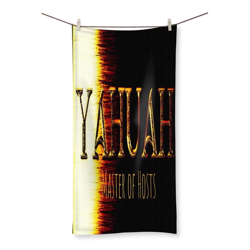 Yahuah-Master of Hosts 01-03 Designer Sublimation Guest, Hand, Bath or Beach Towel