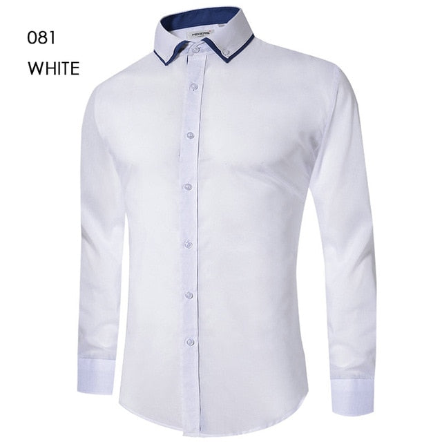 Long Sleeve Slim Fit Dress Shirt (4 colors)