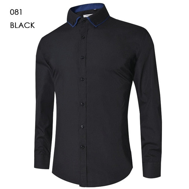 Long Sleeve Slim Fit Dress Shirt (4 colors)