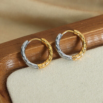 Huggie 18K Gold Plated Earrings