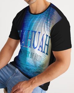 Yahuah-Master of Hosts 01-01 Camiseta con cuello redondo de diseñador para hombre 
