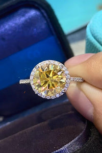 Round 2 Carat Moissanite Ring