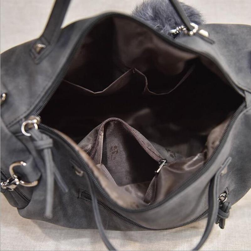 Versatile Leather Large Capacity Shoulder Bag