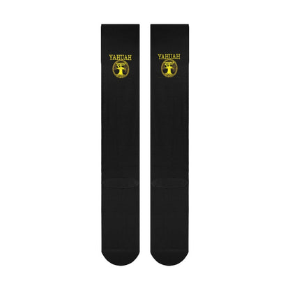 Yahuah: Tree of Life (02-01) - The Covenant Seal | Over-the-Calf Unisex Socks
